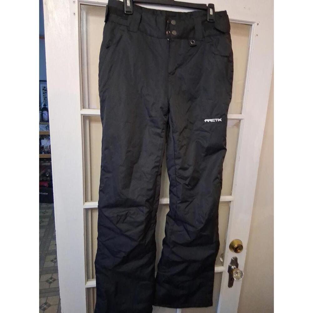 Arctix Women's Tall Fit 3K Insulated Snow Pants Size Medium Black Ski Wear H1